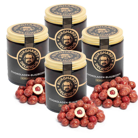 Schokoladen-Blaubeeren