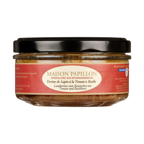 Terrine de Lapin Tomate et Basilic