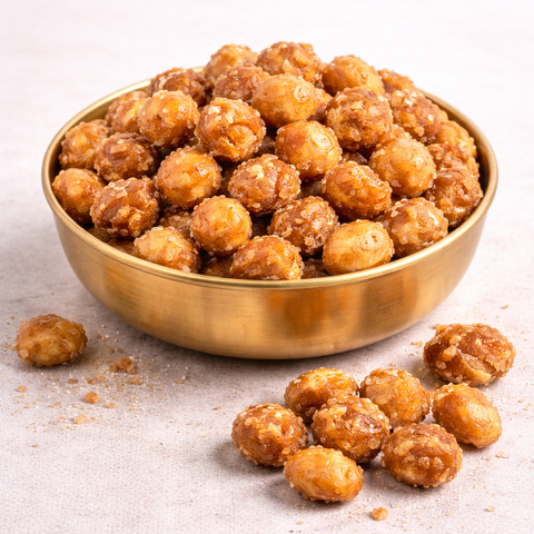 Macadamia kandiert