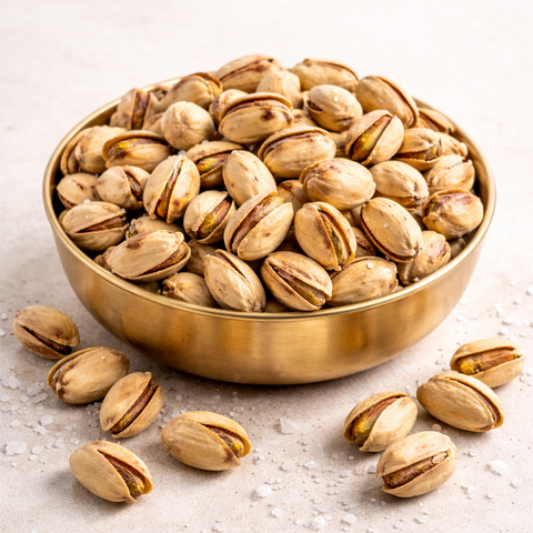 Pistazien in der Schale geröstet und gesalzen