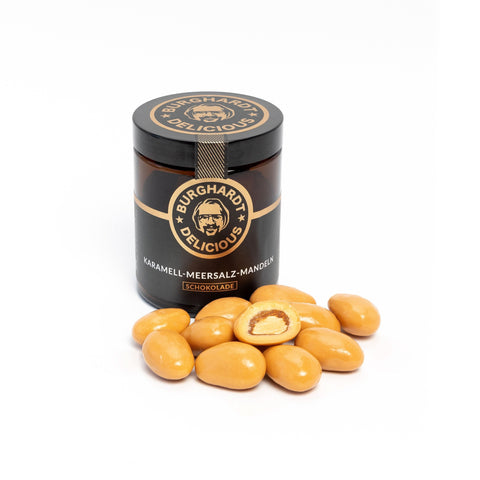 Karamell-Meersalz-Mandeln - Burghardt Delicious