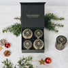 Weihnachts Geschenkbox Quartett Genuss (4 Glasdosen)