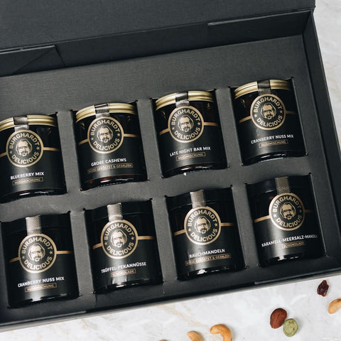 Ostern Geschenkbox Grande Genuss (8 Glasdosen) - Burghardt Delicious