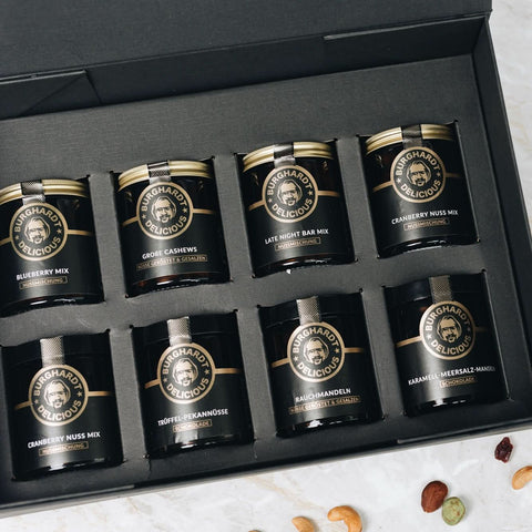 Ostern Geschenkbox Grande Genuss (8 Glasdosen) - Burghardt Delicious