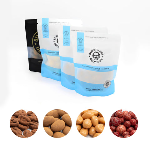Muttertagsgeschenk "Süßes Quartett" (4 x 120 g)