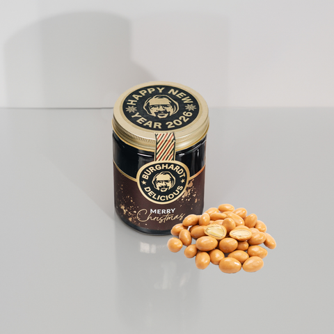 Karamell Meersalz Mandeln 85 g - Burghardt Delicious