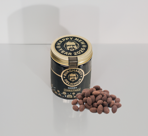 Weihnachts Geschenkbox Gourmet & Wein Genuss (4 Glasdosen + Champagner) - Burghardt Delicious