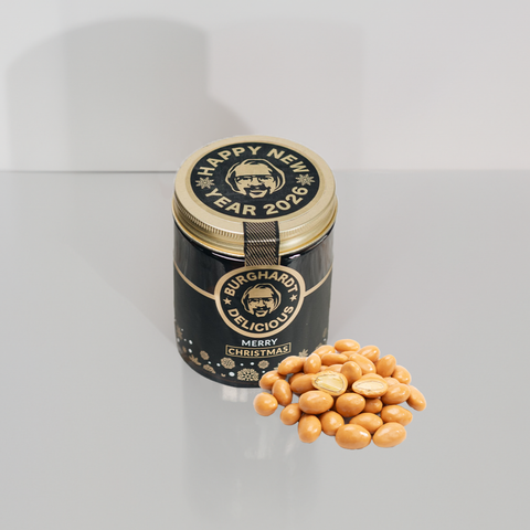 Karamell Meersalz Mandeln 85 g - Burghardt Delicious